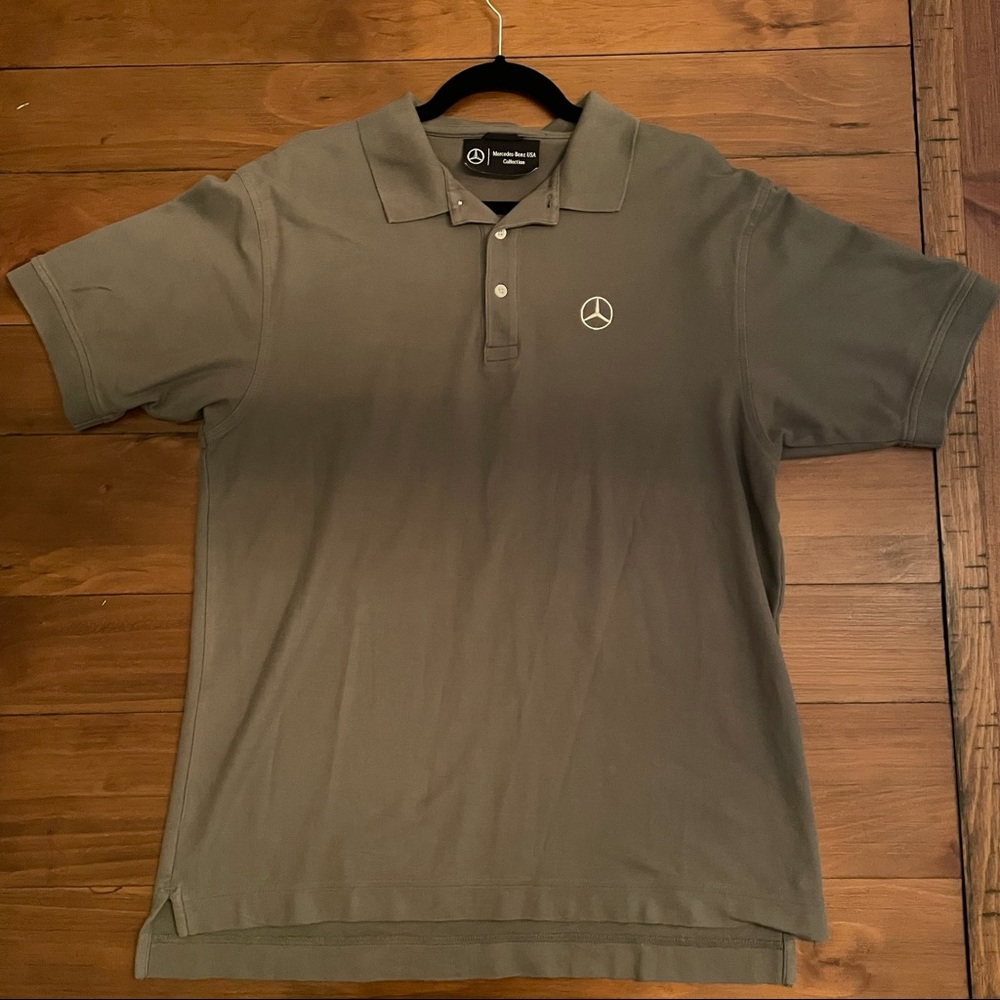 Mercedes Benz Men’s Polo Shirt - Slate - Size Medium